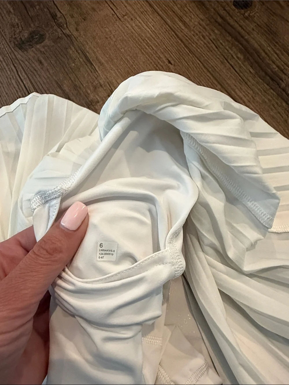 RePleat Hight Rise White Pleated Mini Skirt